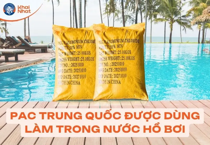 PAC được ứng dụng nhiều trong hồ bơi