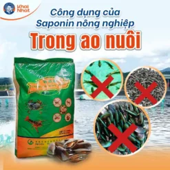 Hình ảnh saponin được sử dụng trong ngành thủy sản