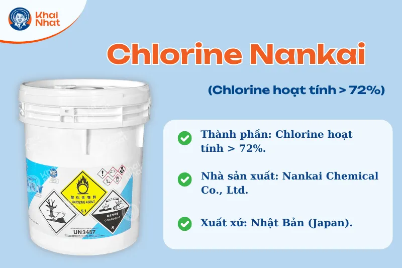 Sản phẩm Chlorine Nankai xuất từ Nhật Bản