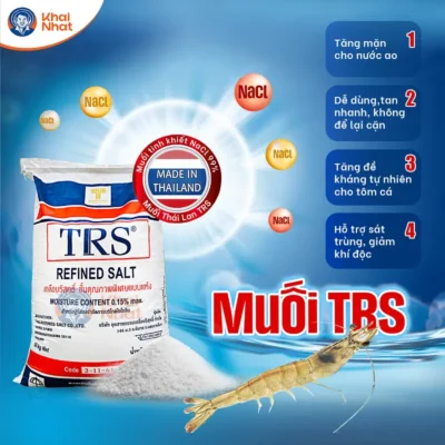 Công dụng của muối Thái TRS cho tôm mà bà con nên biết
