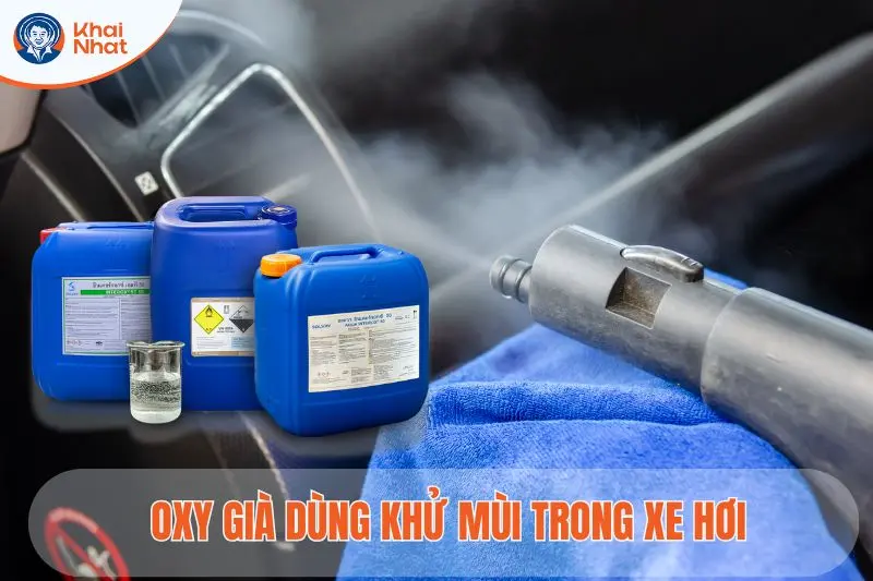 Oxy già dùng làm chất khử mùi, diệt khuẩn trong xe hơi