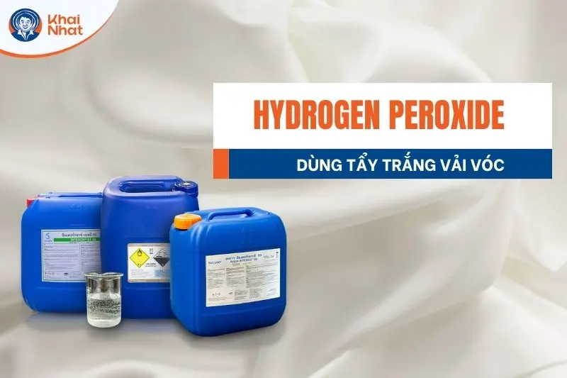 Oxy già được ứng dụng trong việc tẩy trắng vải vóc