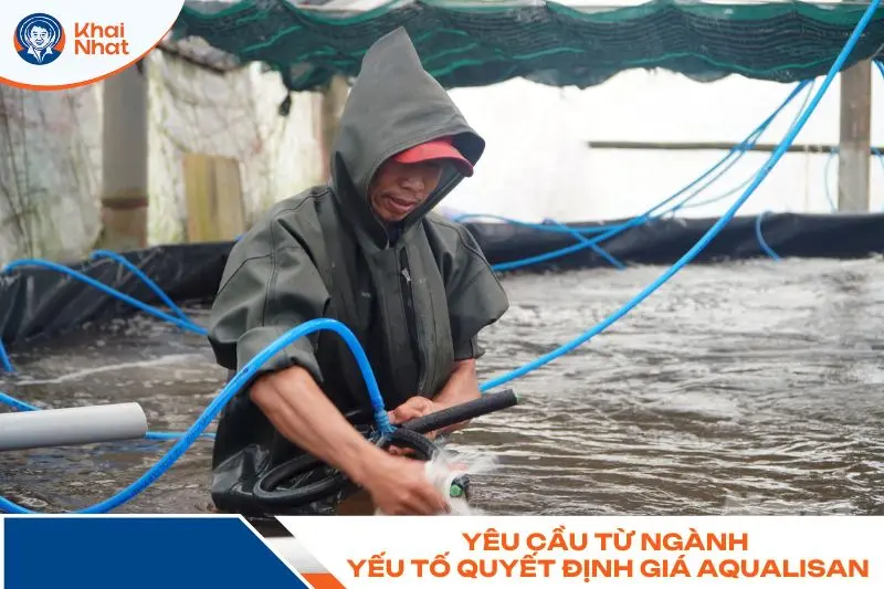 Yêu cầu từ ngành - yếu tố quyết định giá aqualisan