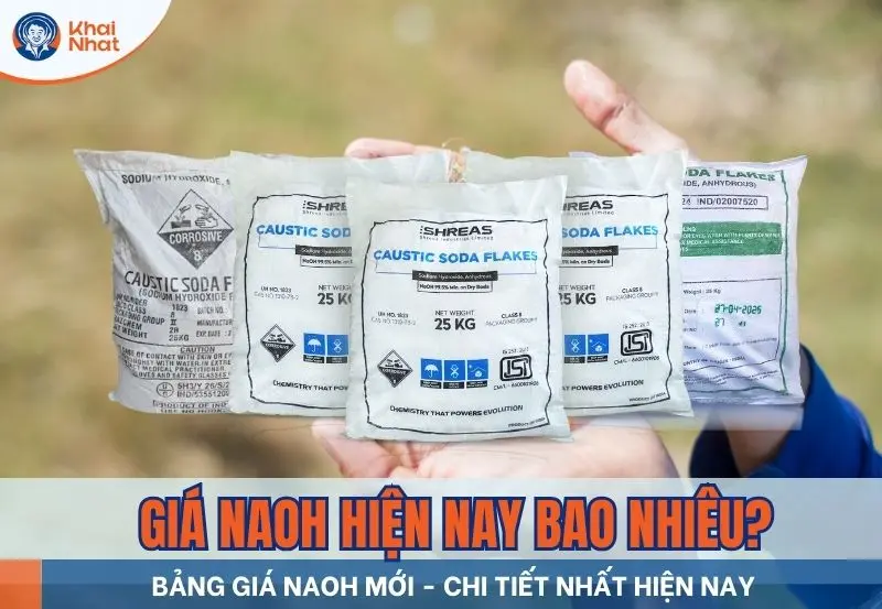 Giá hóa chất naoh hiện nay là bao nhiêu