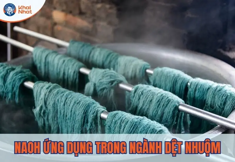 NaOH ứng dụng trong ngành dệt may