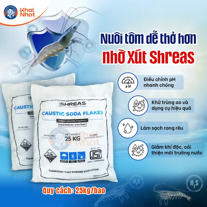sản phẩm xút Shreas