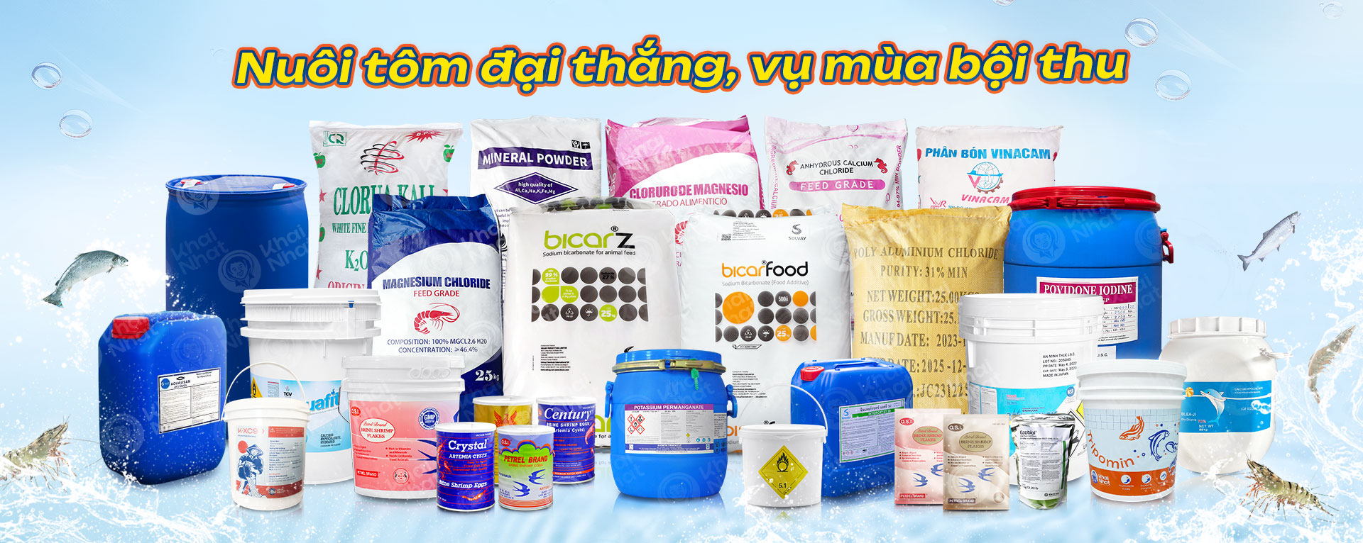 banner trang sản phẩm mới của Khai Nhật