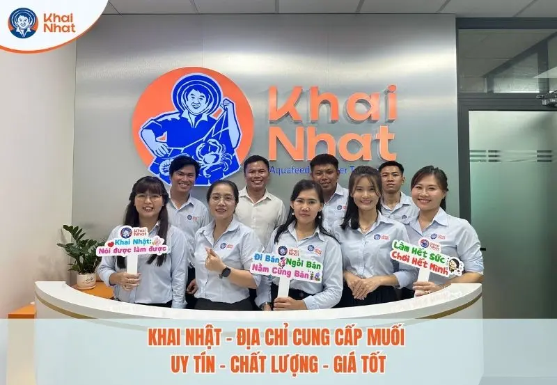Khai Nhật là địa chỉ cung cấp muối uy tín, chuyên nghiệp