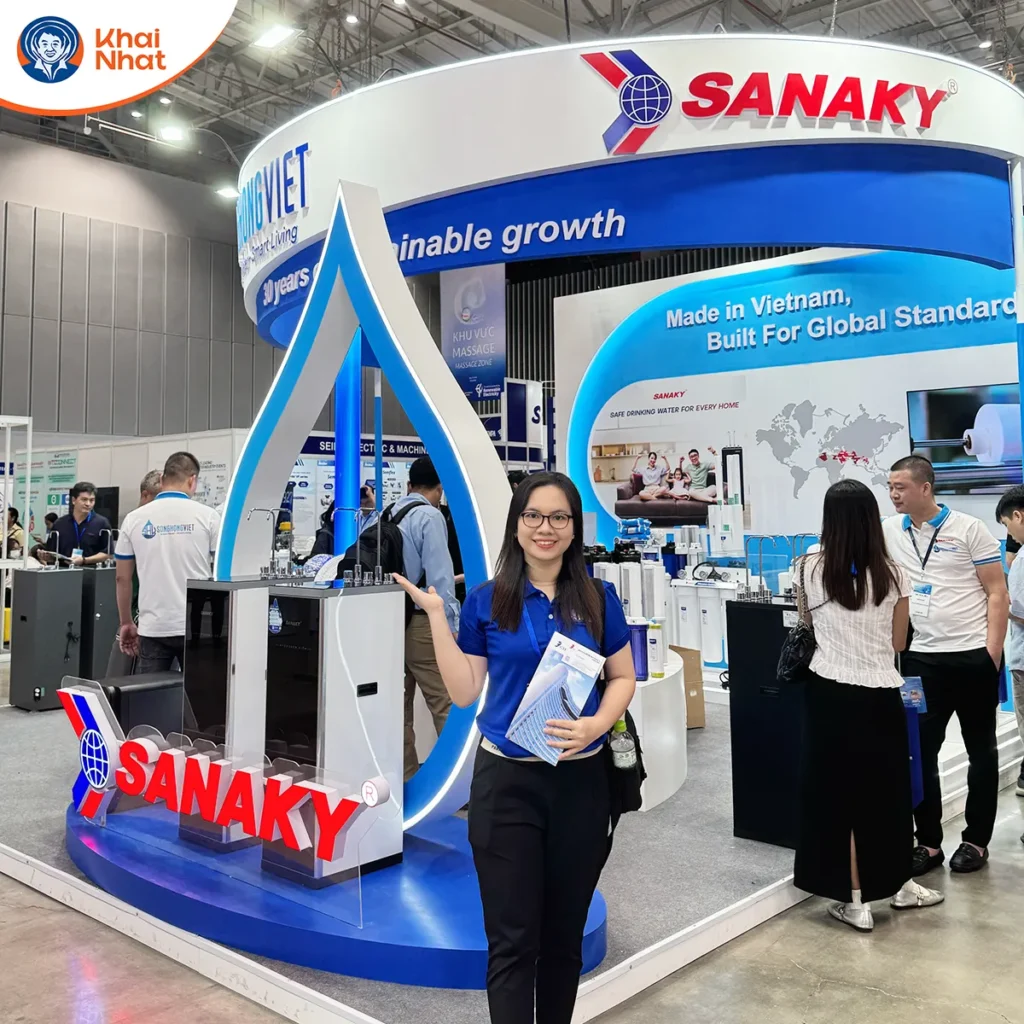 Check-in trực tiếp tại gian hàng Sanaky tại buổi triễn lãm