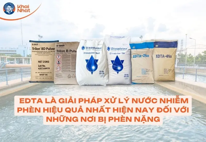 Sử dụng EDTA để tiến hành xử lý phèn