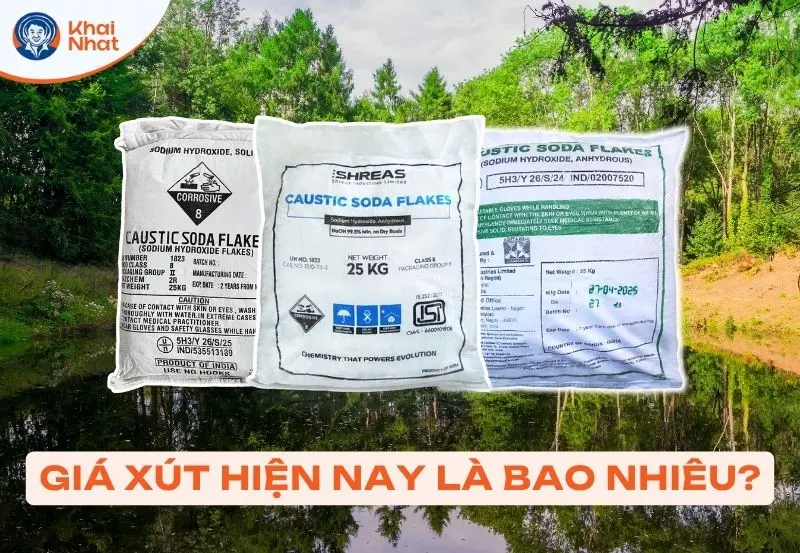 Giá Xút Ăn Da hiện nay là bao nhiêu?