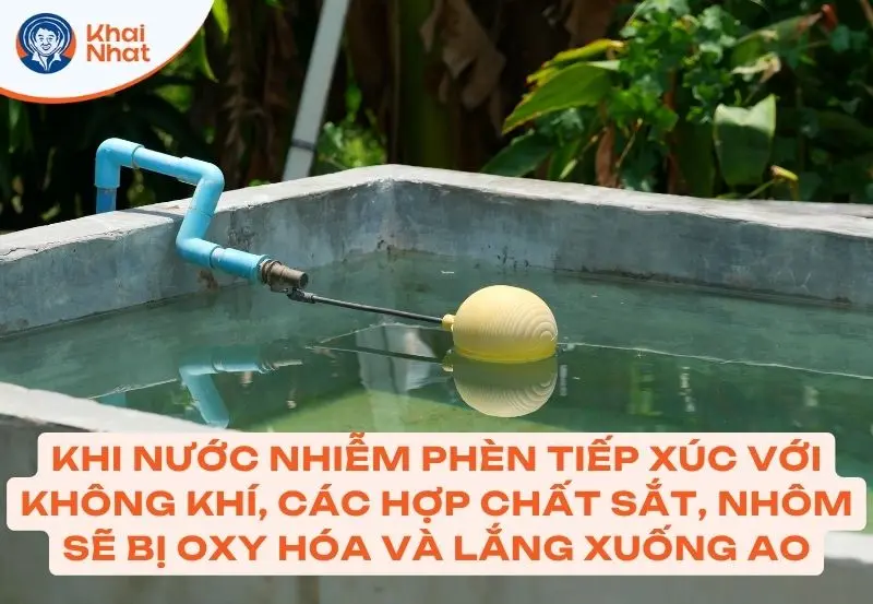 phơi nước để cho phèn lắng
