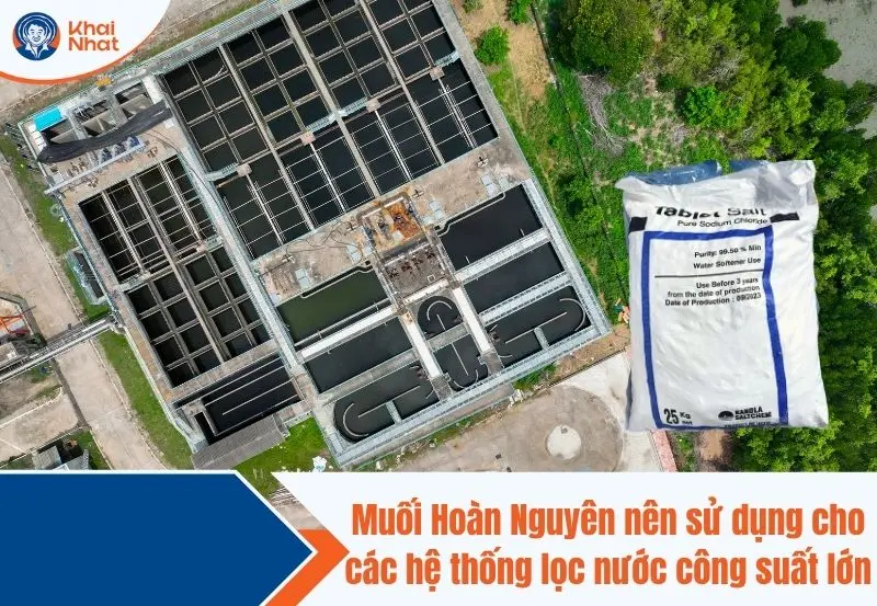Muối Hoàn Nguyên là loại muối được sử dụng nhiều trong các hệ thống lọc nước hoàn nguyên