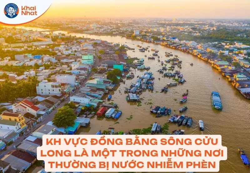 những khu vực dễ bị nhiễm nước phèn