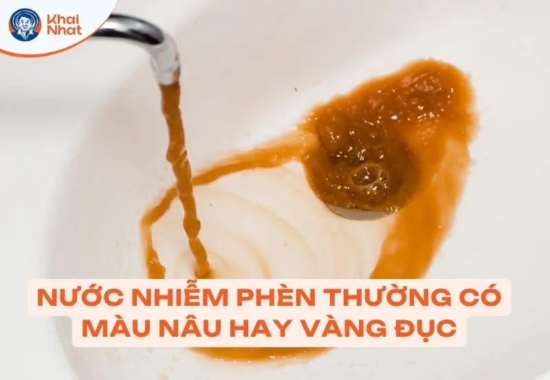Nước nhiễm phèn là gì