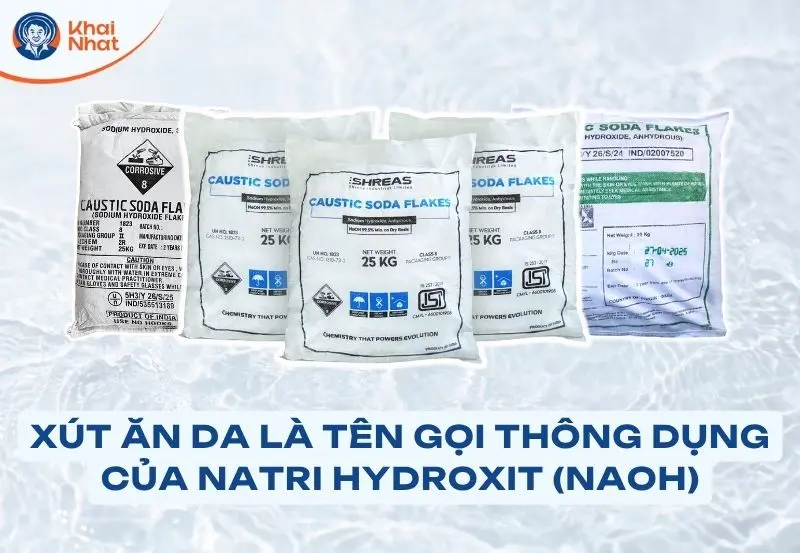 Xút ăn da là gì, tại sao gọi là xút ăn da