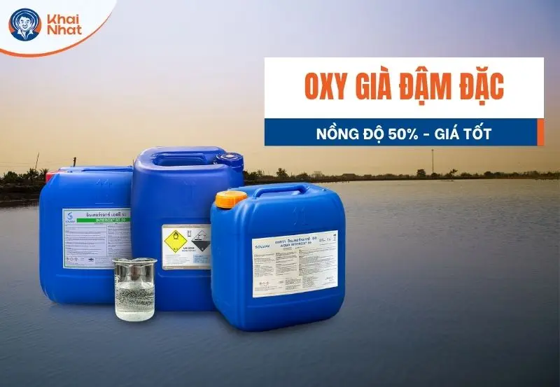 Oxy già đậm đặc 50% can trên 30Kg giá tốt
