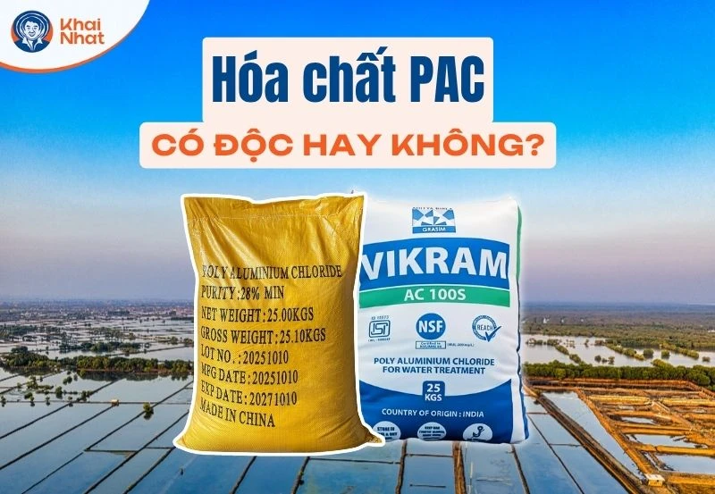 Banner hóa chất PAC có độc hay không