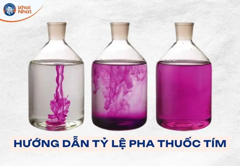 tỷ lệ pha thuốc tím cho heo chuẩn