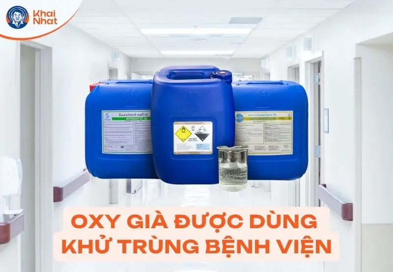 Tác dụng oxy già trong y tế, dược phẩm