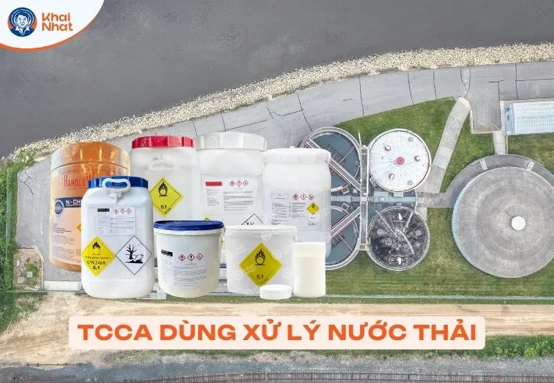 TCCA ứng dụng để xử lý nước thải
