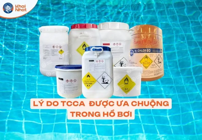 Những lý do khiến TCCA được ưa chuộng trong bể bơi