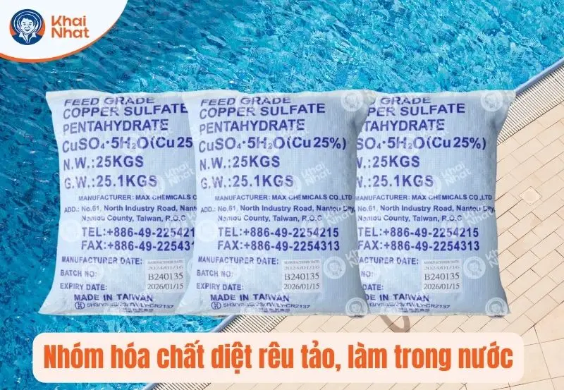 nhóm hóa chất diệt tảo