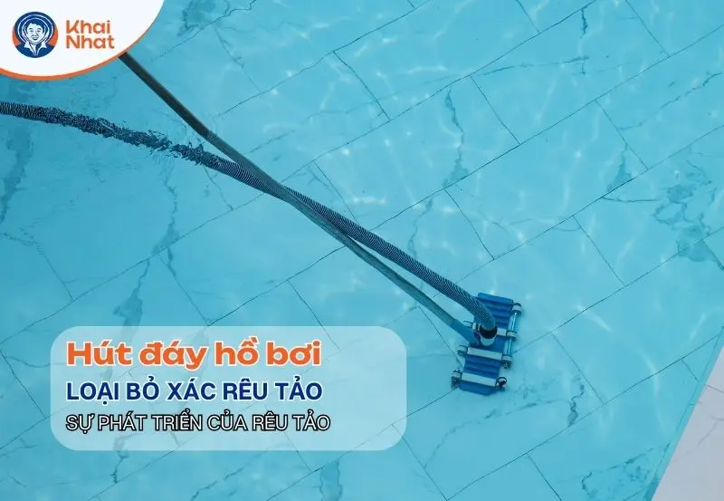 hút đáy vệ sinh hồ bơi