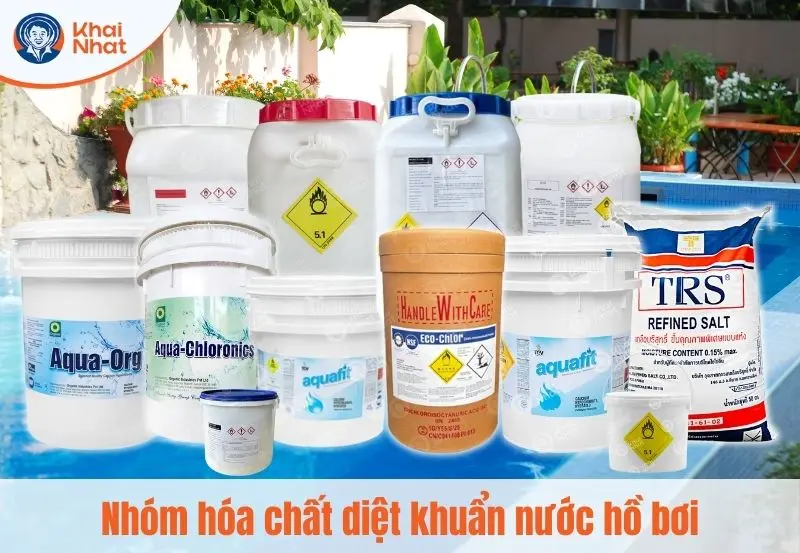 Nhóm khử trùng, diệt khuẩn hồ bơi