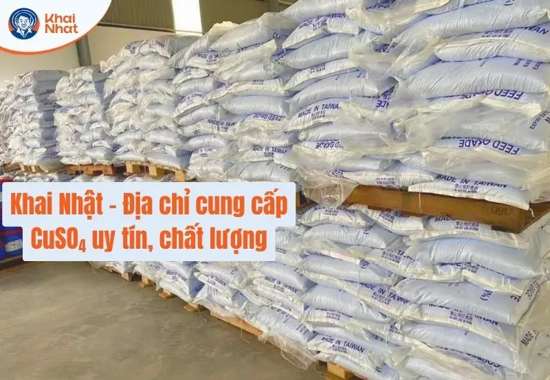 Khai nhật là địa chỉ cung cấp đồng Sunfat uy tín, chất lượng