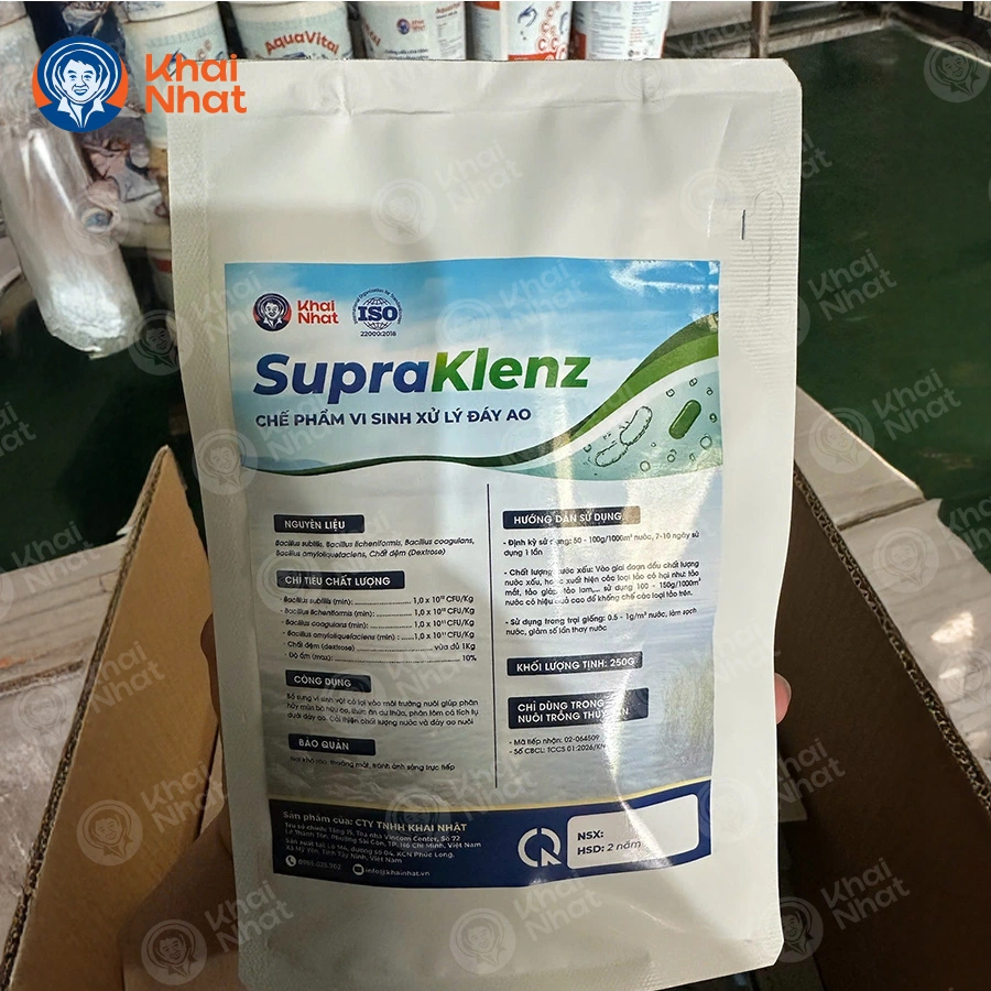 Men vi sinh Supraklenz - Chế phẩm sinh học xử lý đáy ao - Image 2